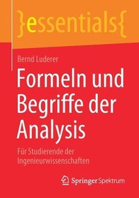 bokomslag Formeln und Begriffe der Analysis