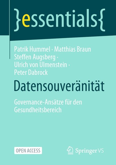 Patrik Hummel, Matthias Braun, Steffen Augsberg, Ulrich von Ulmenstein, Peter Dabrock - Datensouveränität, Häftad