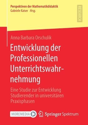 bokomslag Entwicklung der Professionellen Unterrichtswahrnehmung