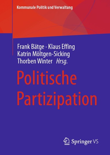 Frank Bätge, Klaus Effing, Katrin Möltgen-Sicking, Thorben Winter - Politische Partizipation, Häftad