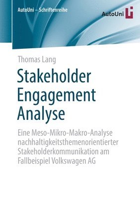 Stakeholder Engagement Analyse 1