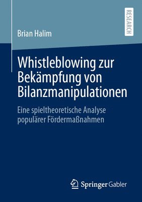 Whistleblowing zur Bekmpfung von Bilanzmanipulationen 1