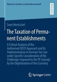 bokomslag The Taxation of Permanent Establishments