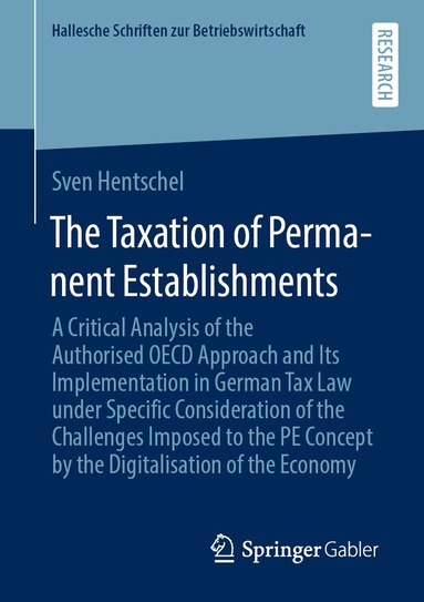 Sven Hentschel - Taxation of Permanent Establishments, Häftad