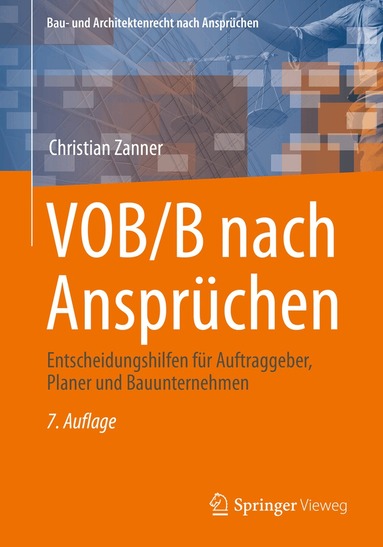 Christian Zanner - VOB/B nach Ansprüchen, Häftad