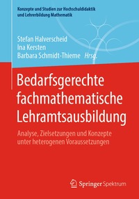 bokomslag Bedarfsgerechte fachmathematische Lehramtsausbildung