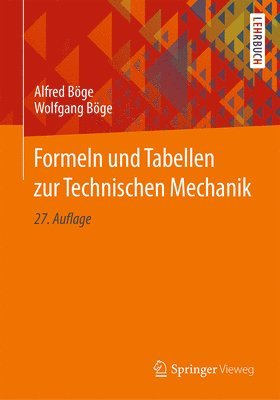 bokomslag Formeln und Tabellen zur Technischen Mechanik