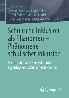 bokomslag Schulische Inklusion als Phnomen  Phnomene schulischer Inklusion