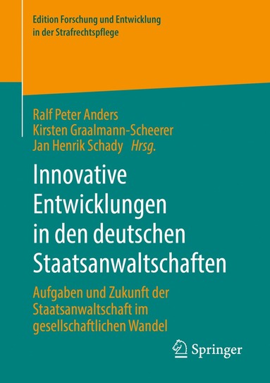 bokomslag Innovative Entwicklungen in den deutschen Staatsanwaltschaften