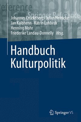 bokomslag Handbuch Kulturpolitik