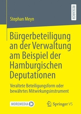 bokomslag Brgerbeteiligung an der Verwaltung am Beispiel der Hamburgischen Deputationen