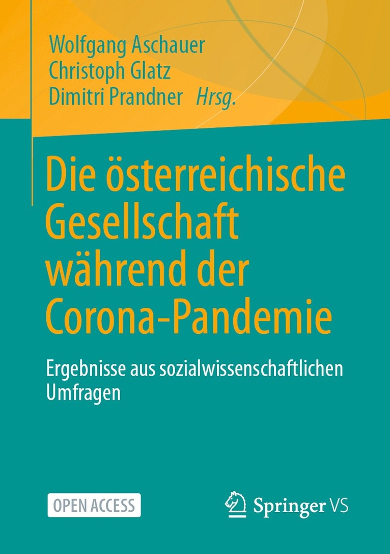 Wolfgang Aschauer, Christoph Glatz, Dimitri Prandner - Die österreichische Gesellschaft während der Corona-Pandemie, Häftad