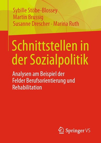 Sybille Stöbe-Blossey, Martin Brussig, Susanne Drescher, Marina Ruth - Schnittstellen in der Sozialpolitik, Häftad