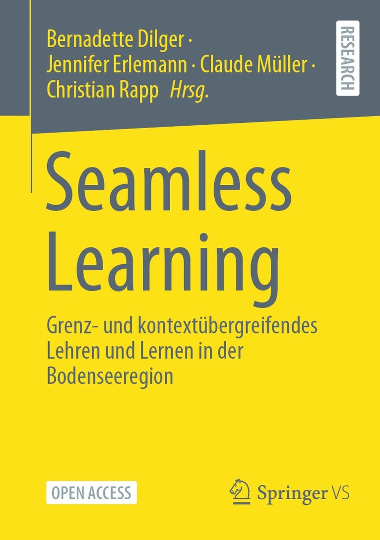 Bernadette Dilger, Jennifer Erlemann, Claude Müller, Christian Rapp - Seamless Learning, Häftad