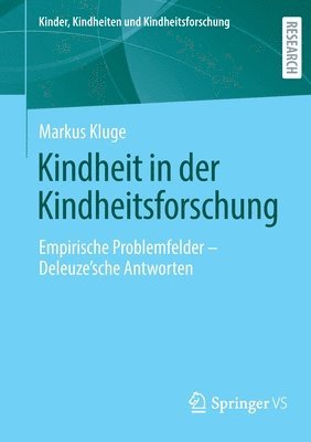 bokomslag Kindheit in der Kindheitsforschung