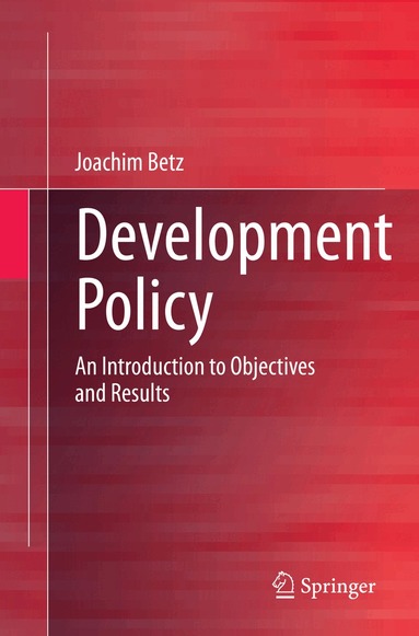 Joachim Betz - Development Policy, Häftad