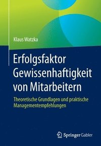 bokomslag Erfolgsfaktor Gewissenhaftigkeit von Mitarbeitern