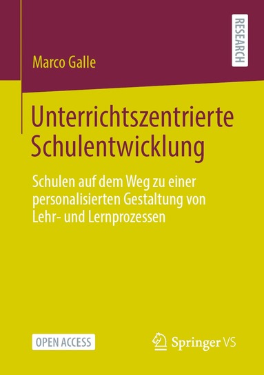 bokomslag Unterrichtszentrierte Schulentwicklung