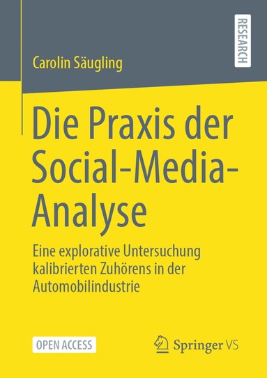 bokomslag Die Praxis der Social-Media-Analyse