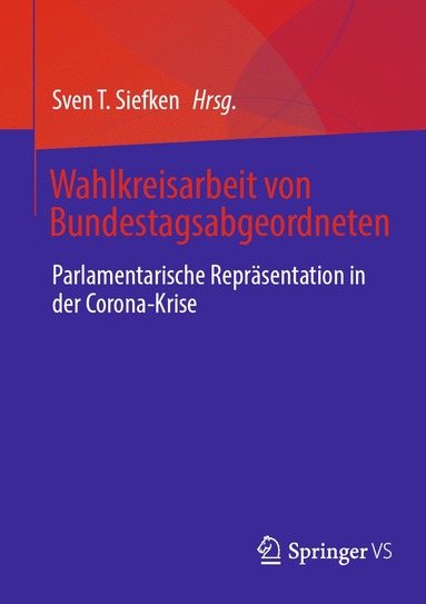 bokomslag Wahlkreisarbeit von Bundestagsabgeordneten