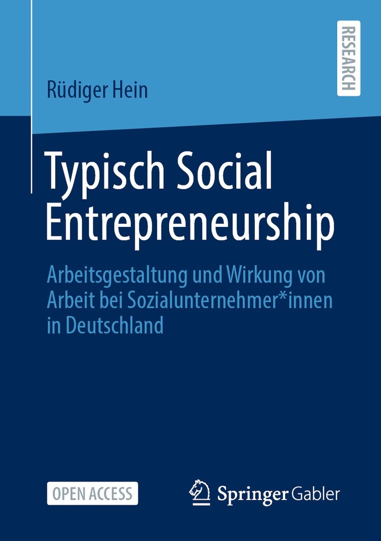 Rüdiger Hein - Typisch Social Entrepreneurship, Häftad