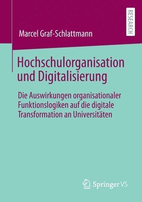 bokomslag Hochschulorganisation und Digitalisierung