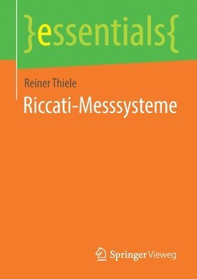 bokomslag Riccati-Messsysteme
