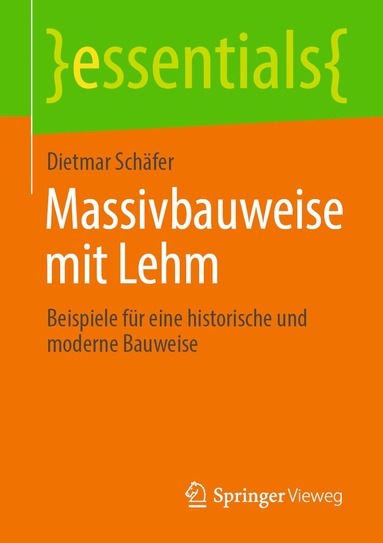 bokomslag Massivbauweise mit Lehm