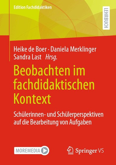 Heike de Boer, Daniela Merklinger, Sandra Last - Beobachten im fachdidaktischen Kontext, Häftad
