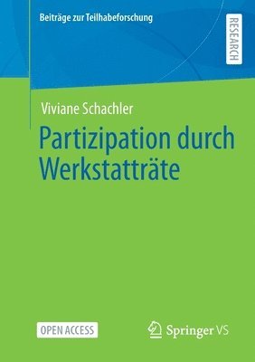 bokomslag Partizipation durch Werkstattrte