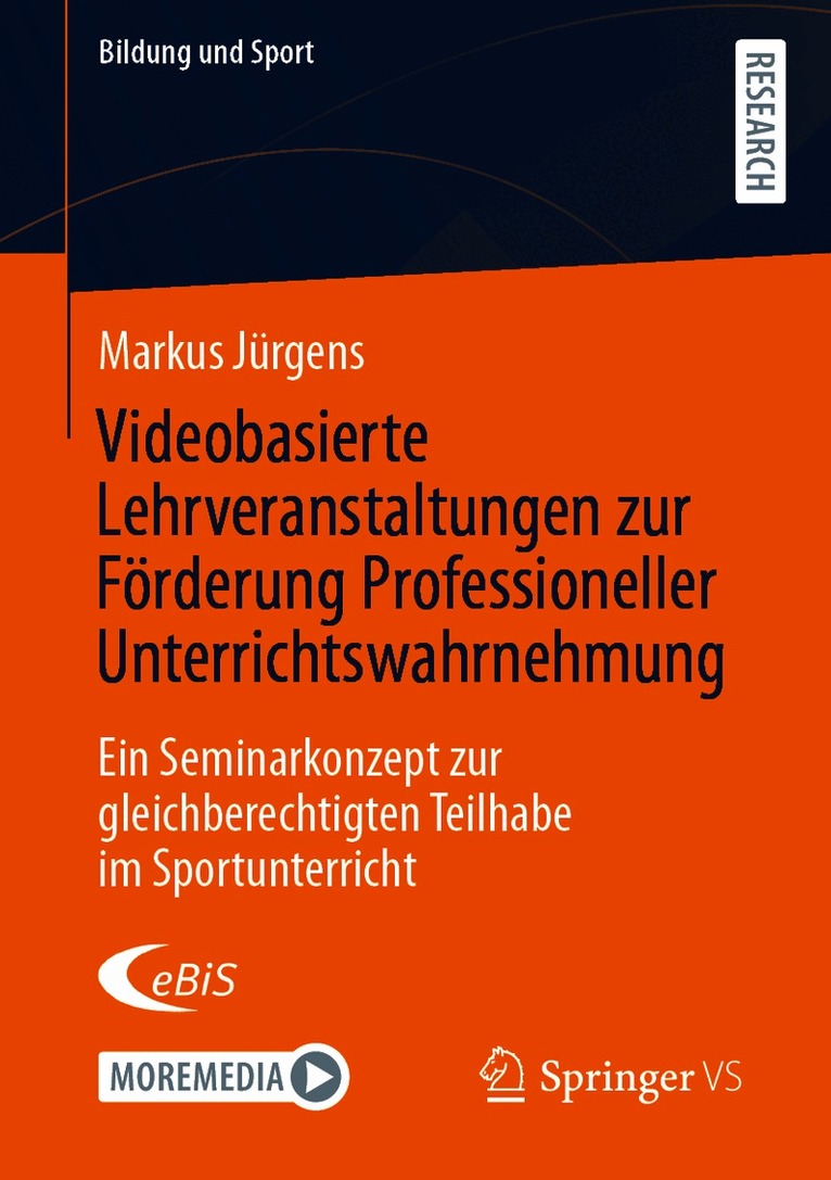 Markus Jürgens, Markus Jurgens - Videobasierte Lehrveranstaltungen zur Förderung Professioneller Unterrichtswahrnehmung, Häftad