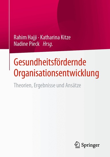 Rahim Hajji, Katharina Kitze, Nadine Pieck - Gesundheitsfördernde Organisationsentwicklung, Häftad