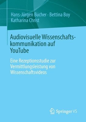 bokomslag Audiovisuelle Wissenschaftskommunikation auf YouTube