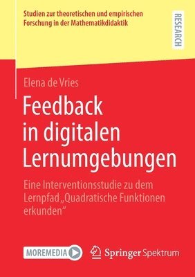 bokomslag Feedback in digitalen Lernumgebungen