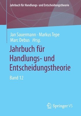 bokomslag Jahrbuch fr Handlungs- und Entscheidungstheorie