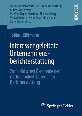 bokomslag Interessengeleitete Unternehmensberichterstattung