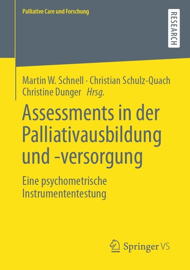 Martin W Schnell, Christian Schulz-Quach, Christine Dunger - Assessments in der Palliativausbildung und -versorgung, Häftad