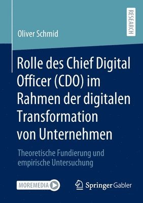 bokomslag Rolle des Chief Digital Officer (CDO) im Rahmen der digitalen Transformation von Unternehmen