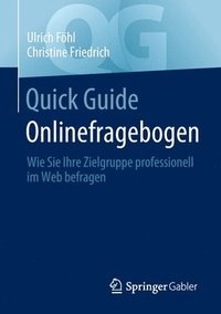 bokomslag Quick Guide Onlinefragebogen