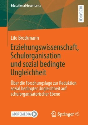 bokomslag Erziehungswissenschaft, Schulorganisation und sozial bedingte Ungleichheit