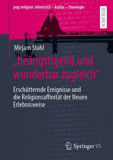 Mirjam Stahl - „beängstigend und wunderbar zugleich“, Häftad