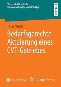 bokomslag Bedarfsgerechte Aktuierung eines CVT-Getriebes