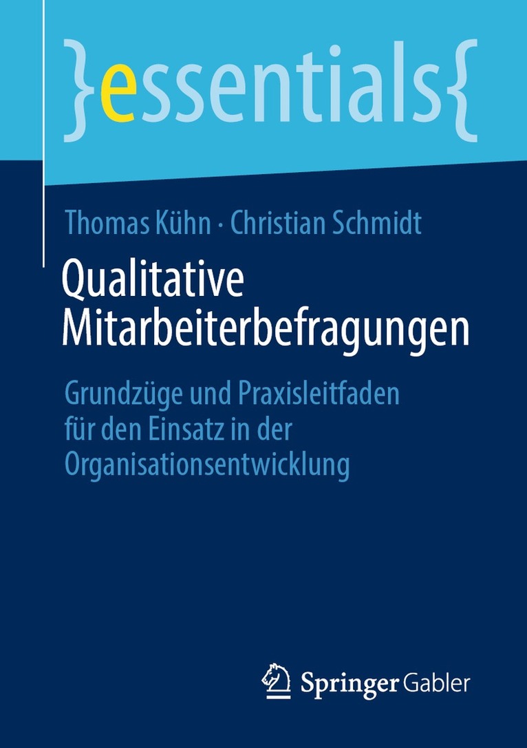Thomas Kühn, Christian Schmidt - Qualitative Mitarbeiterbefragungen, Häftad