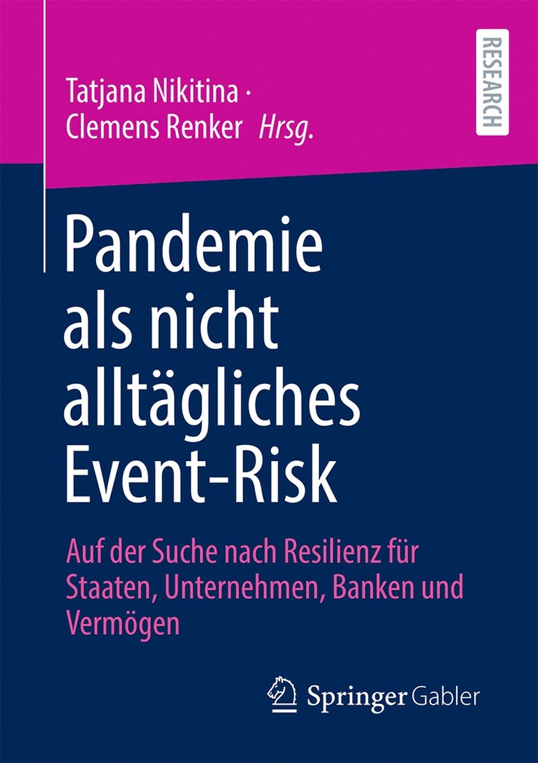 Tatjana Nikitina, Clemens Renker - Pandemie als nicht alltägliches Event-Risk, Häftad