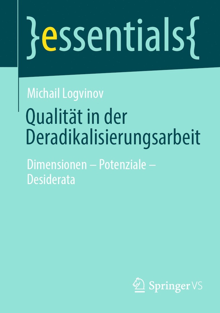 Michail Logvinov - Qualität in der Deradikalisierungsarbeit, Häftad