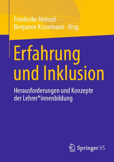 Friederike Heinzel, Benjamin Krasemann - Erfahrung und Inklusion, Häftad