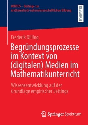 bokomslag Begrndungsprozesse im Kontext von (digitalen) Medien im Mathematikunterricht