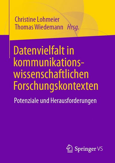 bokomslag Datenvielfalt in kommunikationswissenschaftlichen Forschungskontexten