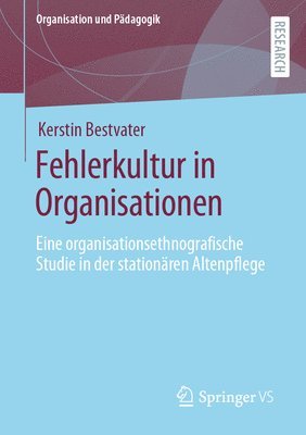 bokomslag Fehlerkultur in Organisationen