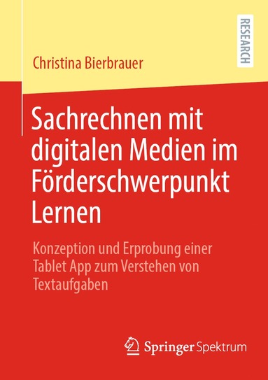 bokomslag Sachrechnen mit digitalen Medien im Forderschwerpunkt Lernen